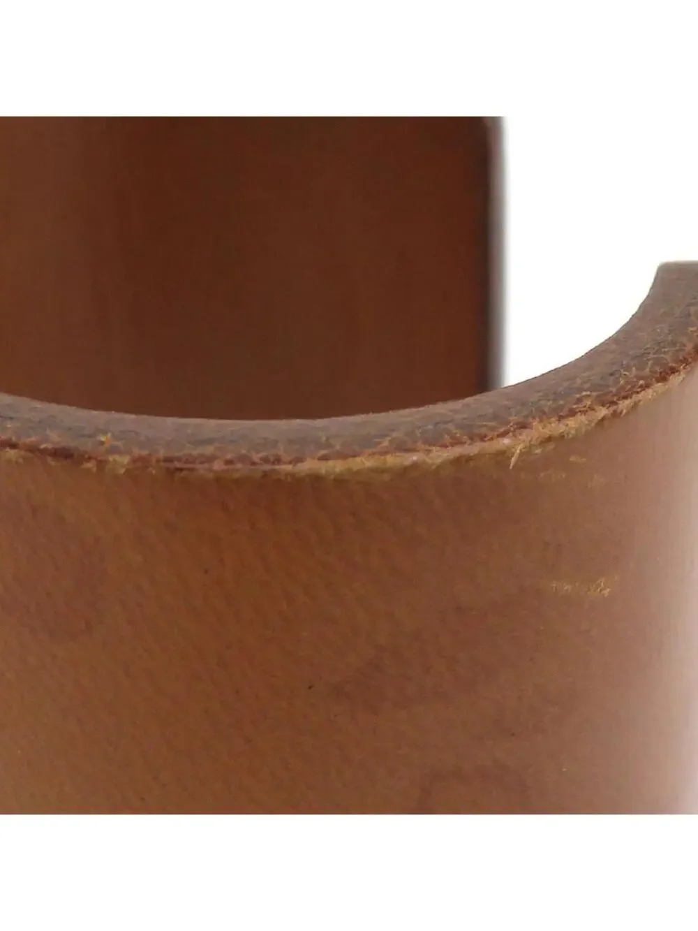 Auth Fendi Bangle Bracelet Brown/Gold #302724F19B